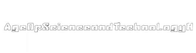AgeOfScienceandTechnologyH  font caratteri gratis