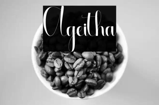 Ageitha Font examples