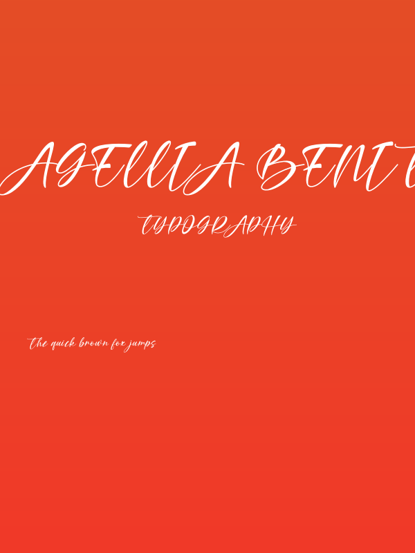 Agellia Benitta Poster