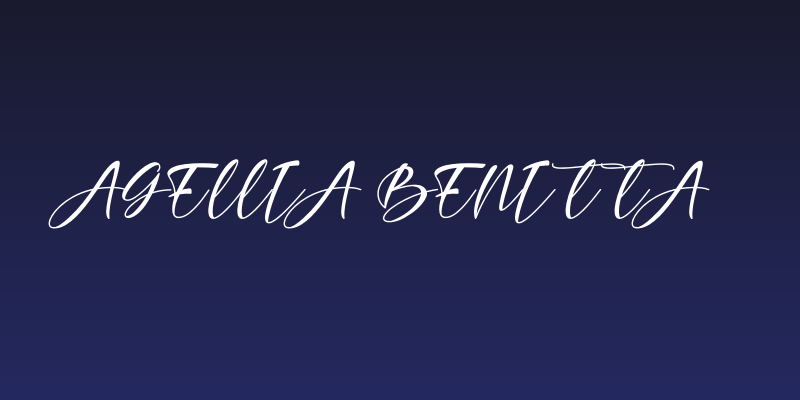 Agellia Benitta Social Header