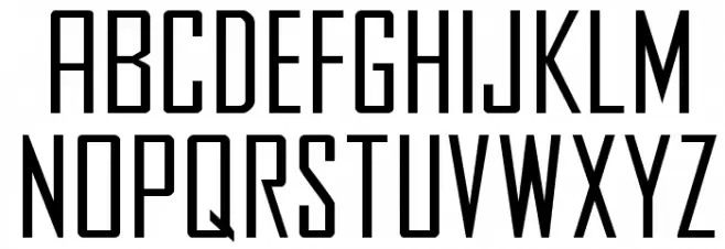 Agency Schriftart Groß