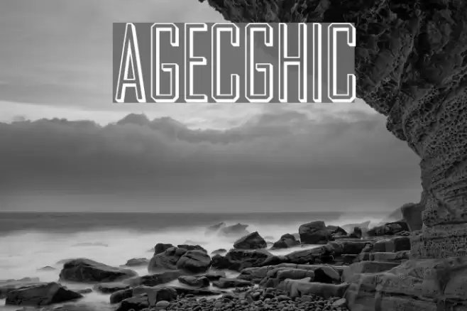 AgencyGothic Font examples