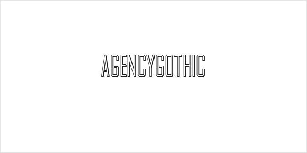 AgencyGothic Logo