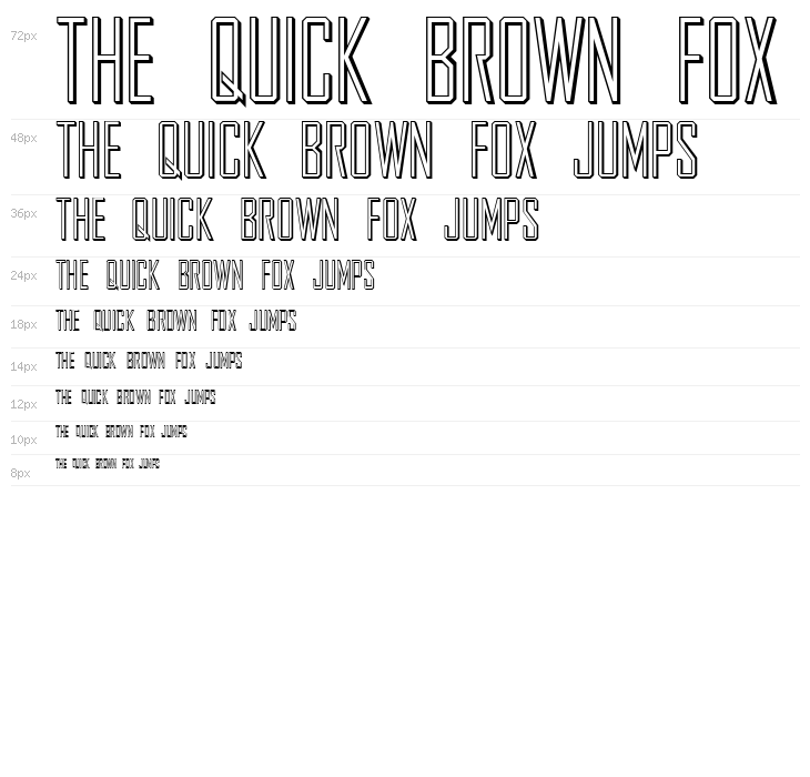 AgencyGothic Waterfall