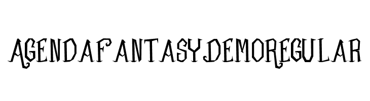 Agenda Fantasy Demo Regular  免费字体下载