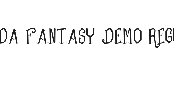 Agenda Fantasy Demo Regular Logo