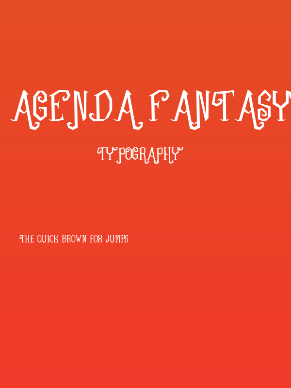 Agenda Fantasy Demo Regular Poster