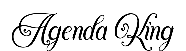 Agenda King  Free Fonts Download