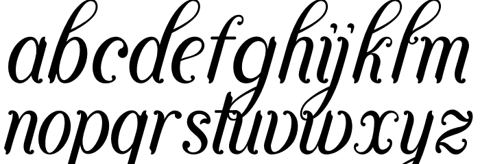 Agenda King Font LOWERCASE