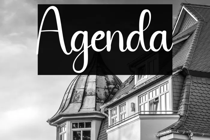 Agenda Example 1