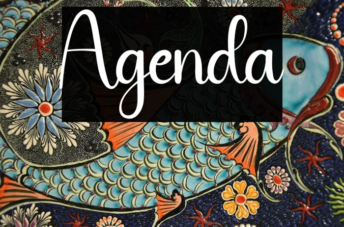 Agenda Example 3