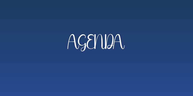 Agenda Social Header