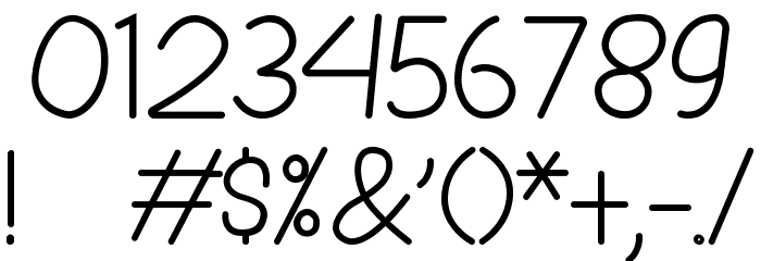 AgengSans Font OTHER CHARS