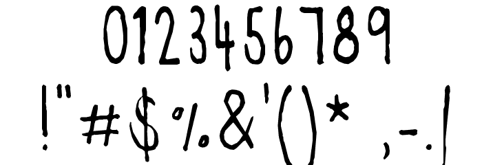 Agent 'C' Font OTHER CHARS