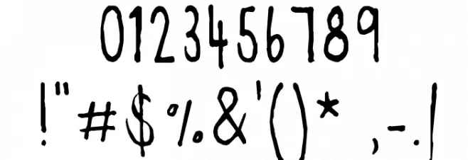 Agent 'C' Font OTHER CHARS