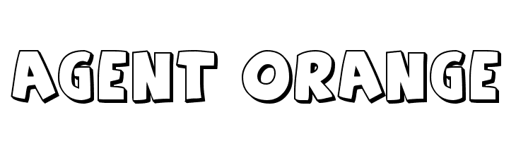 Agent Orange Font
