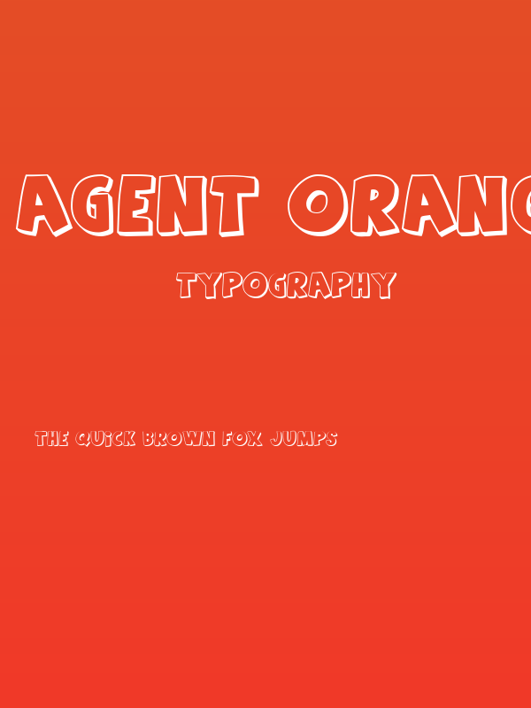 Agent Orange Poster