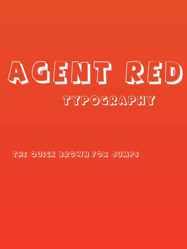 Agent Red Poster