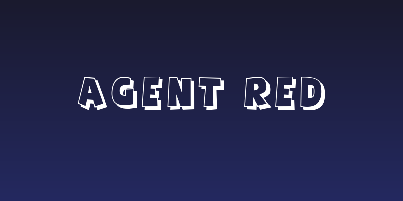 Agent Red Social Header