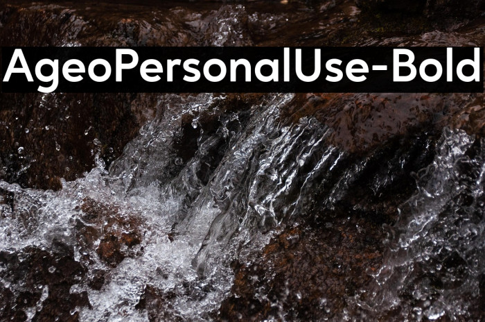 AgeoPersonalUse-Bold Example 1