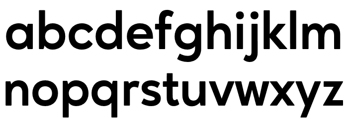 AgeoPersonalUse-Bold Font LOWERCASE