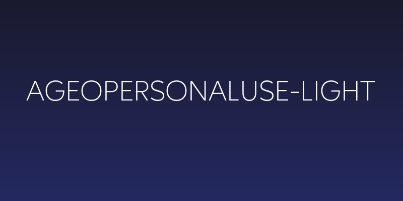AgeoPersonalUse-Light Social Header