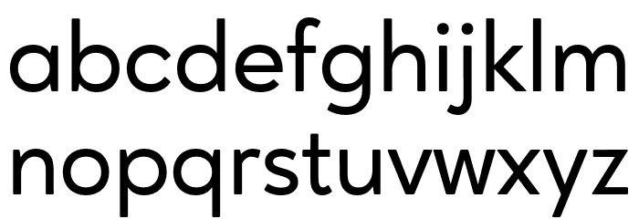 AgeoPersonalUse-Medium Font LOWERCASE