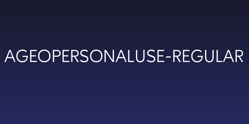AgeoPersonalUse-Regular Social Header