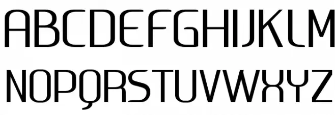 Ageone Regular Schriftart Groß