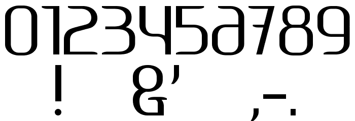 Ageone serif Font OTHER CHARS