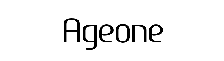 Ageone Font
