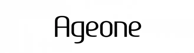Ageone  font caratteri gratis