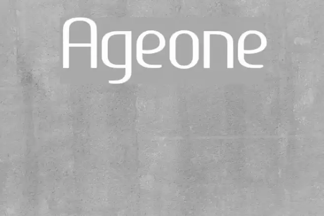 Ageone Font examples