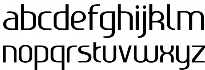 Ageone Font LOWERCASE