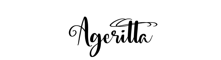 Ageritta  Free Fonts Download