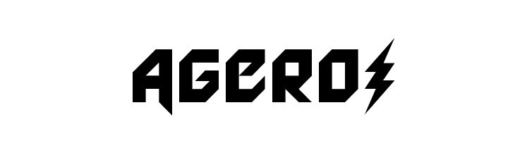 Agero!  免费字体下载