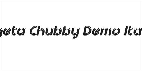 Ageta Chubby Demo Italic Logo