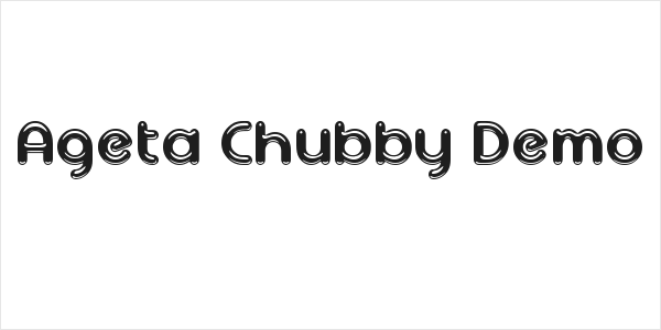 Ageta Chubby Demo Logo