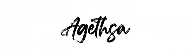 Agethsa  Frei Schriftart Herunterladen