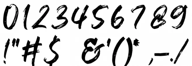 Agethsa Font OTHER CHARS