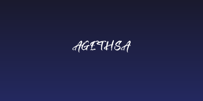 Agethsa Social Header