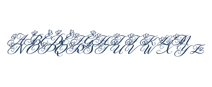 Agetya Butterfly Italic Italic Uppercase