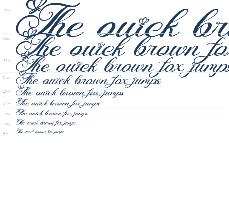 Agetya Butterfly Italic Italic Waterfall