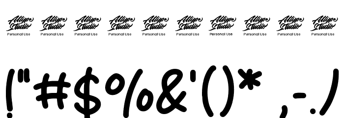 Agfolan Regular Font OTHER CHARS