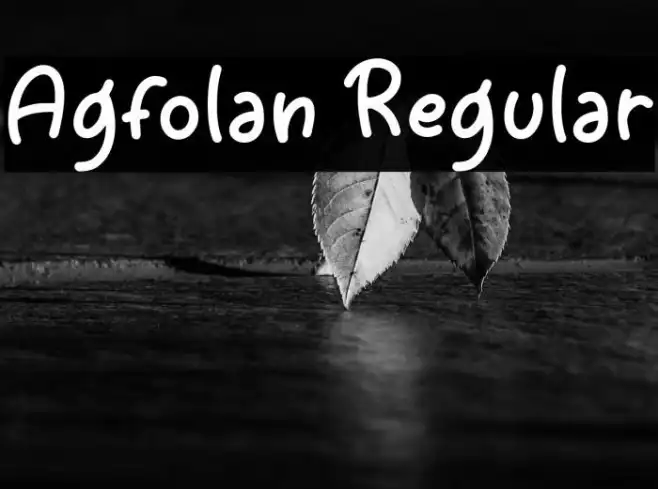 Agfolan Regular Example 2
