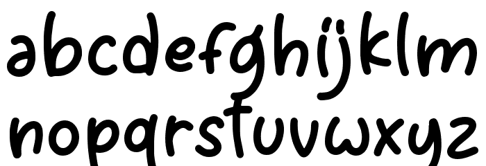 Agfolan Regular Font LOWERCASE