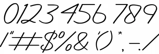 Aggita Karin Шрифта ДРУГИЕ символов