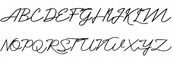 Aggita Karin Шрифта ВЕРХНИЙ