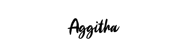 Aggitha  Fuentes Gratis Descargar