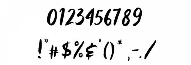 Aggitha Font OTHER CHARS